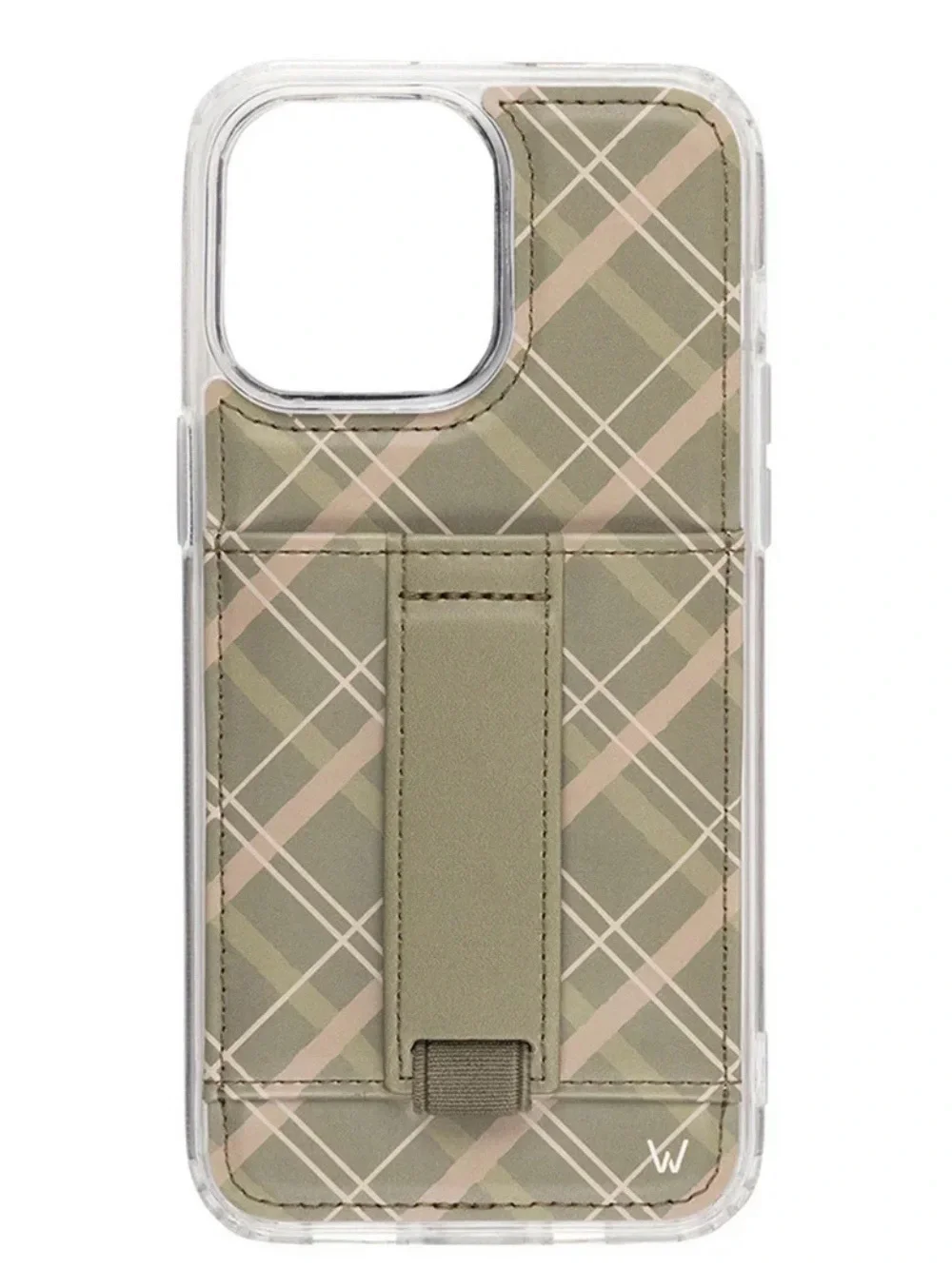 Wall Case “Stars Hollow by Casey Holmes” Green Plaid iPhone 13 Pro Max NWT